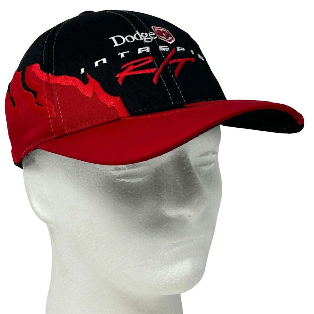 Vintage Y2Ks Dodge Intrepid R/T NASCAR Hat Cap Black Motorsports Chase Snapback